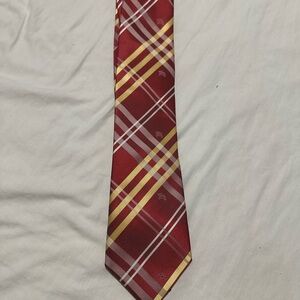 Red Plaid Men's Tie